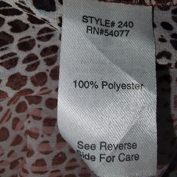 Cabi Nwt #240 Cover up tee shirt top semi sheer size small - Picture 6 of 6